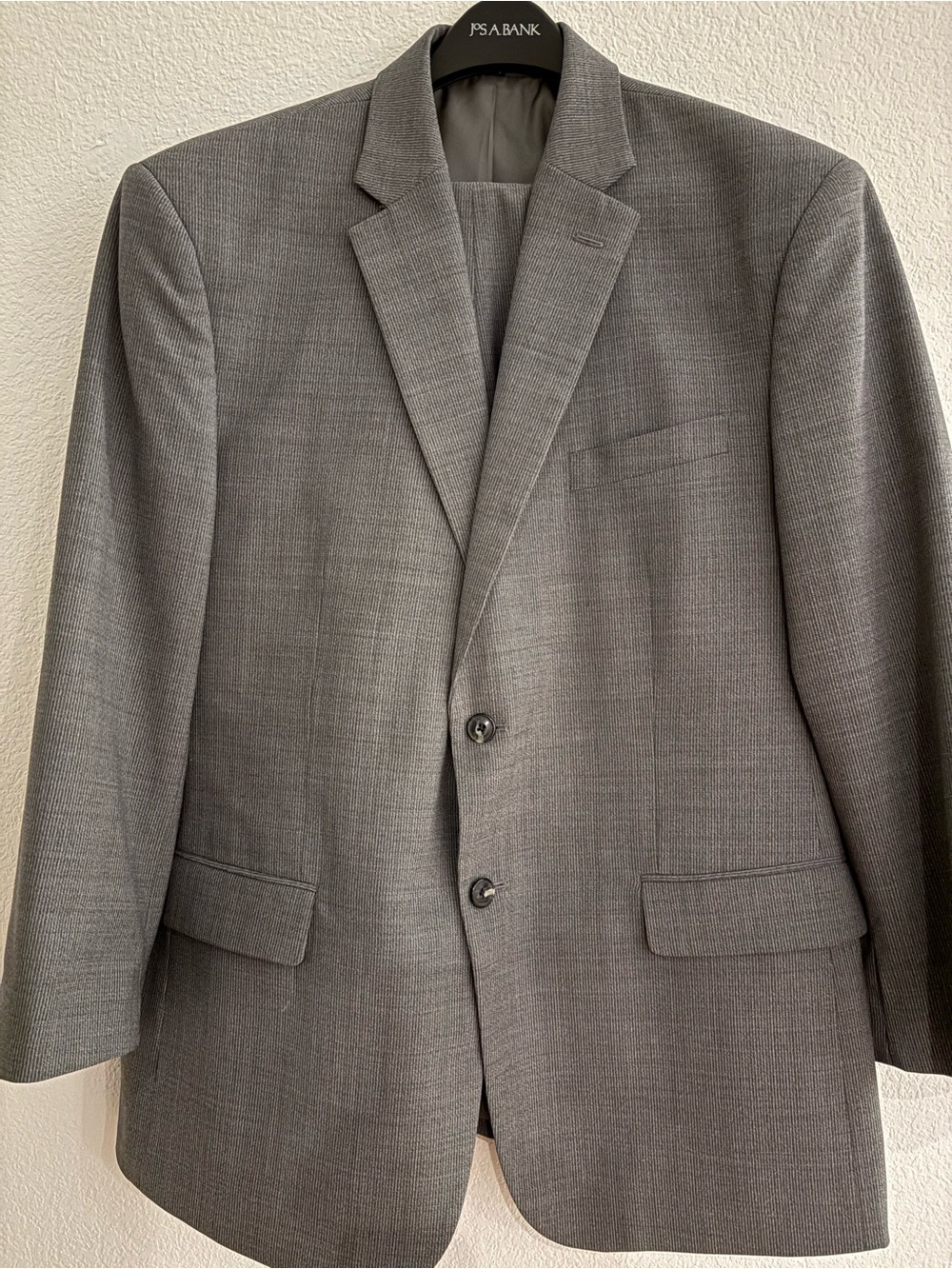 Jos. A. Bank Men's Gray Two-Button Blazer